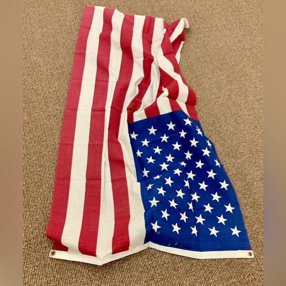 1950s Vintage Modern 50 Star USA American Flag - Picture 8 of 16